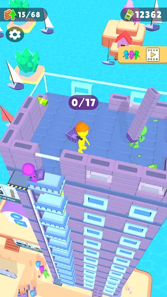Tower Master: Collect & Build (Тауэр Мастер) [МОД: Бесконечные деньги, Монеты и Мега MOD] Screenshot 5