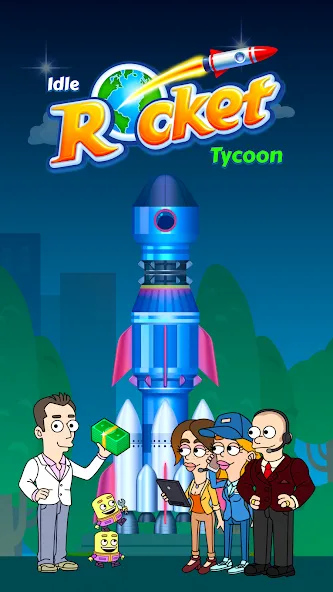 Idle Rocket Tycoon (Айдл Рокет Тайкун) [МОД: Меню, Бесконечные монеты и Открытые уровни] Screenshot 5