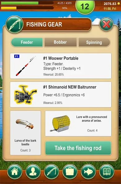 Fishing Baron - fishing game [МОД: Деньги, Монеты и Меню MOD] Screenshot 4