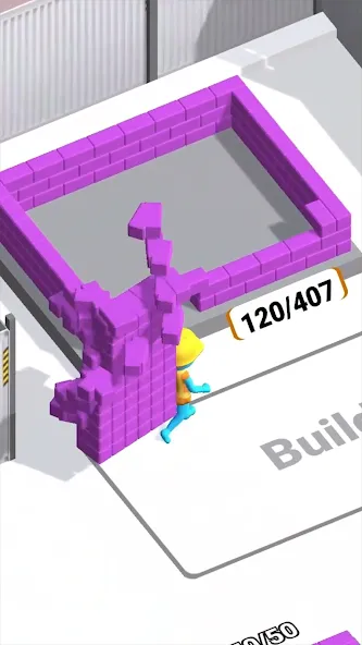 Pro Builder 3D (Про Билдер 3Д) [МОД: Много денег, Монет и Все открыто] Screenshot 1