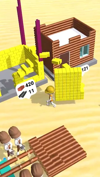 Pro Builder 3D (Про Билдер 3Д) [МОД: Много денег, Монет и Все открыто] Screenshot 4