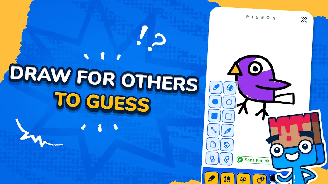 Gartic.io - Draw, Guess, WIN [МОД: Меню, Бесконечные монеты и Открытые уровни] Screenshot 4