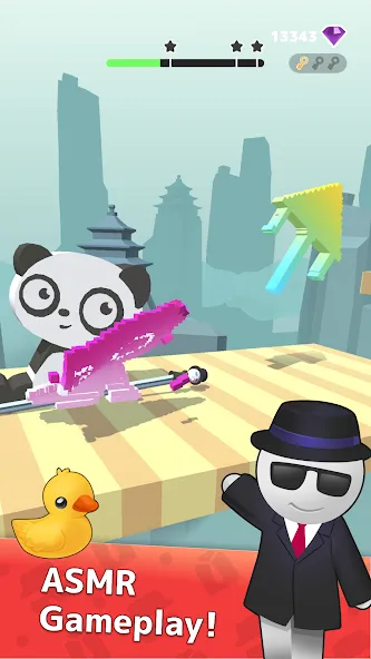 Mr. Slice [МОД: Меню, Бесконечные монеты и Открытые уровни] Screenshot 1