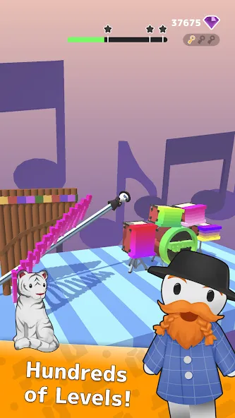 Mr. Slice [МОД: Меню, Бесконечные монеты и Открытые уровни] Screenshot 3
