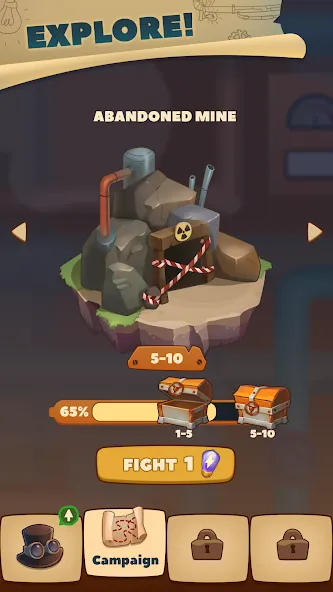 Merge Battles: Puzzle Combat (Мердж Баттлс) [МОД: Все открыто, Дополнительные деньги и Меню MOD] Screenshot 1