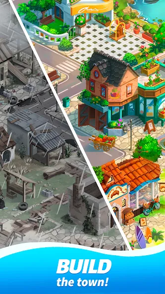 Travel Town - Merge Adventure (Трэвел Таун) [МОД: Все открыто, Дополнительные деньги и Меню MOD] Screenshot 3
