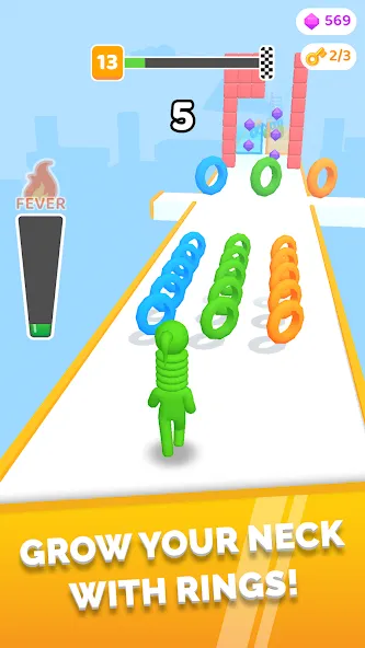 Long Neck Run (Лонг Нек Ран) [МОД: Все открыто, Дополнительные деньги и Меню MOD] Screenshot 1