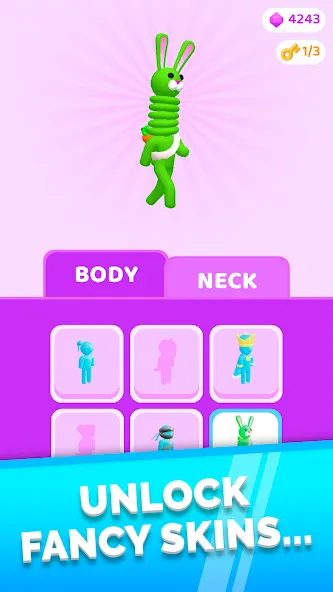 Long Neck Run (Лонг Нек Ран) [МОД: Все открыто, Дополнительные деньги и Меню MOD] Screenshot 4