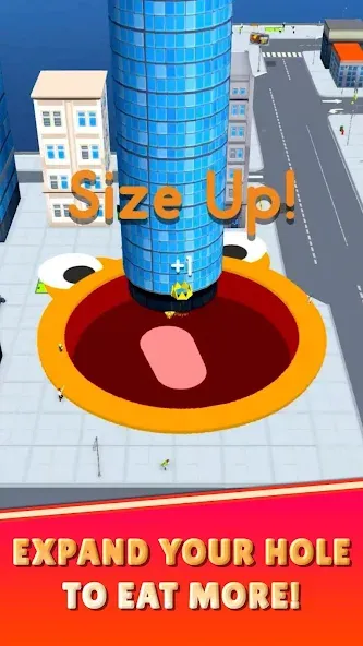 Hole.io [МОД: Бесконечные деньги, Монеты и Мега MOD] Screenshot 2