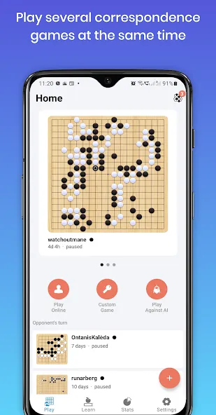 Sente - Online GO (Сенте) [МОД: Много монет, Открытые уровни и Мега MOD] Screenshot 1