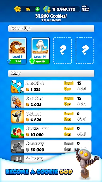 Cookie Clickers™ (Куки Кликеры) [МОД: Много денег, Монет и Все открыто] Screenshot 3