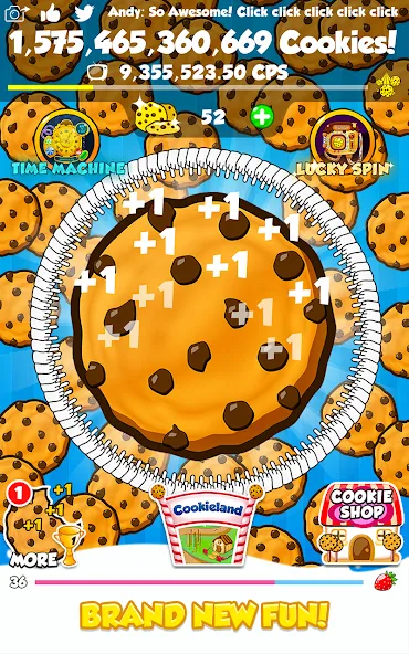 Cookie Clickers 2 (С  2) [МОД: Бесконечные деньги, Монеты и Мега MOD] Screenshot 1