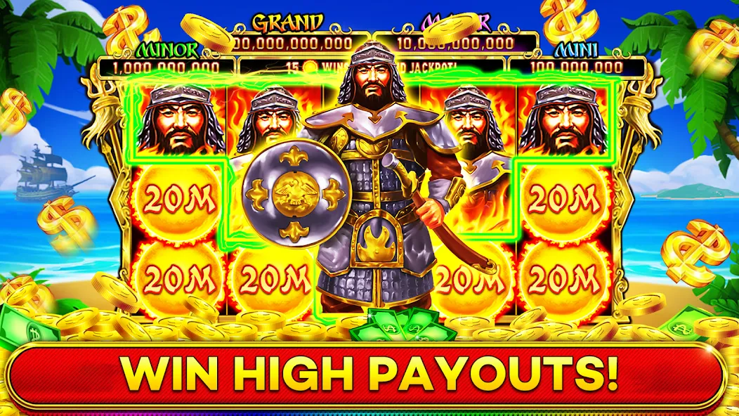 Jackpot Boom Casino Slot Games (Джекпот Бум Казино Игры на Слотмашинах) [МОД: Деньги, Монеты и Меню MOD] Screenshot 2