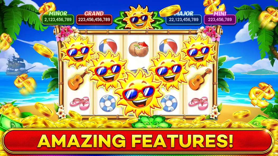Jackpot Boom Casino Slot Games (Джекпот Бум Казино Игры на Слотмашинах) [МОД: Деньги, Монеты и Меню MOD] Screenshot 4