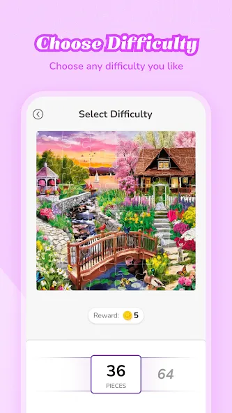 Fantasy Jigsaw - HD Puzzle (Фэнтези Пазл) [МОД: Меню, Бесконечные монеты и Открытые уровни] Screenshot 2