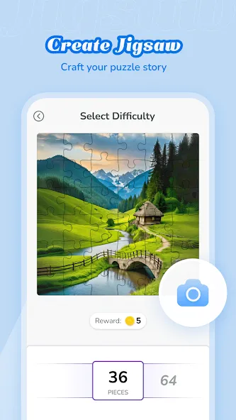 Fantasy Jigsaw - HD Puzzle (Фэнтези Пазл) [МОД: Меню, Бесконечные монеты и Открытые уровни] Screenshot 5