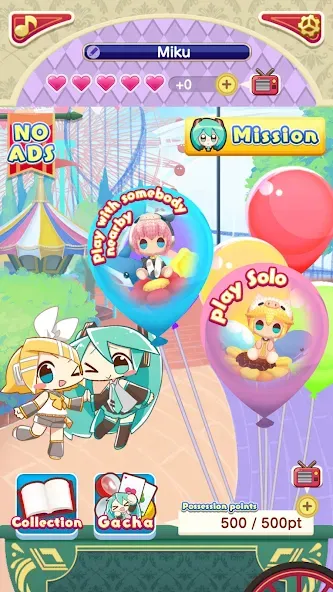 Hatsune Miku Tycoon (Хацуне Мику Тайкун) [МОД: Меню, Бесконечные монеты и Открытые уровни] Screenshot 5