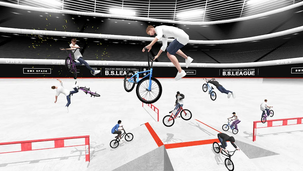 BMX Space (БМХ Спейс) [МОД: Бесконечные деньги, Монеты и Мега MOD] Screenshot 1
