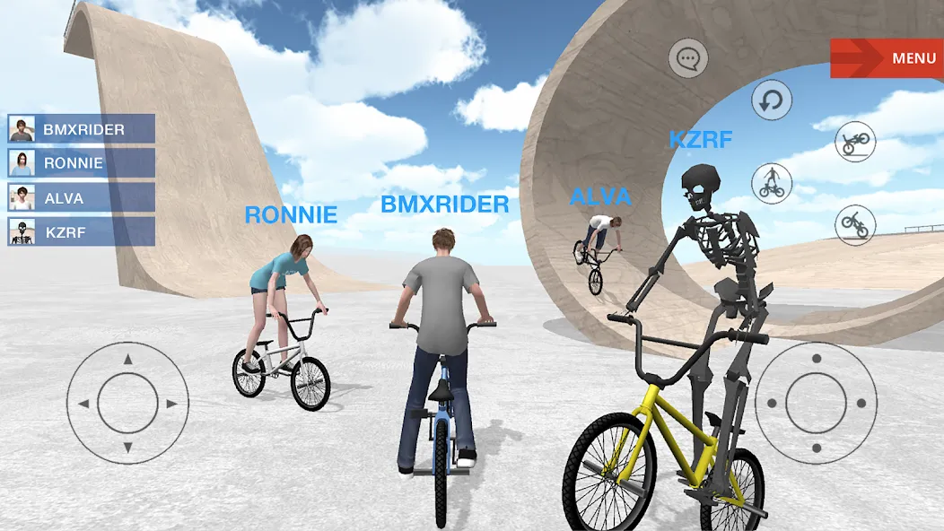 BMX Space (БМХ Спейс) [МОД: Бесконечные деньги, Монеты и Мега MOD] Screenshot 2