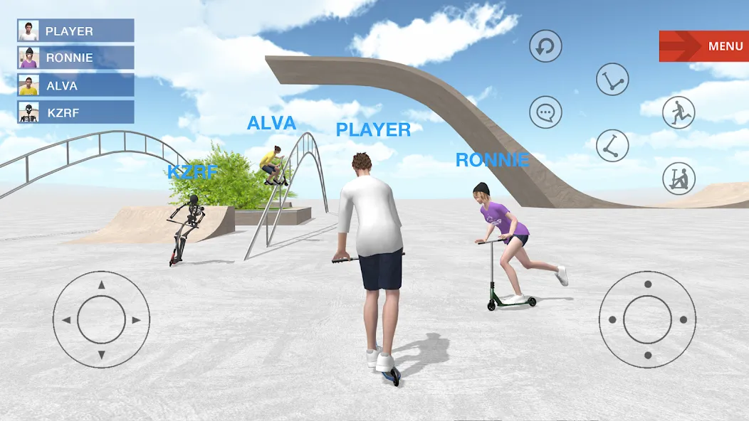 Scooter Space (кутер Спейс) [МОД: Много денег, Монет и Все открыто] Screenshot 2