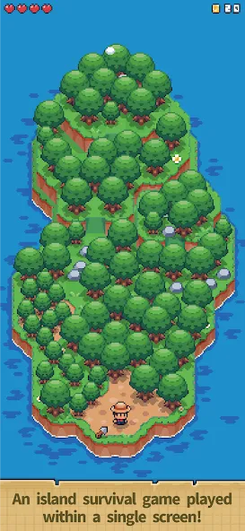 Tiny  Island Survival [МОД: Много монет, Открытые уровни и Мега MOD] Screenshot 1
