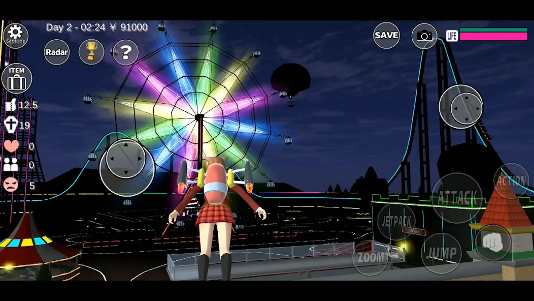 SAKURA School Simulator (Сакура Скул Симулятор) [МОД: Деньги, Монеты и Меню MOD] Screenshot 3
