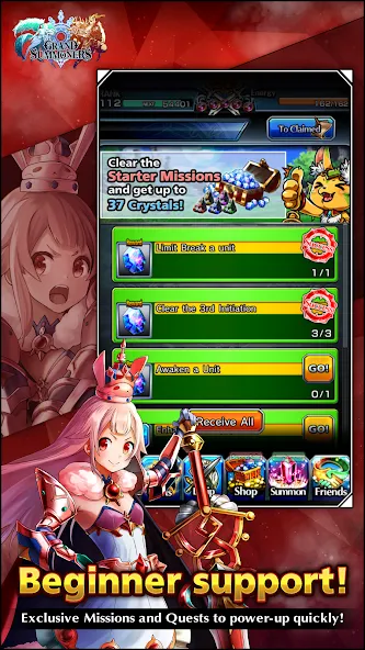 Grand Summoners - Anime RPG (Гранд Саммонерс) [МОД: Бесконечные деньги, Монеты и Мега MOD] Screenshot 5