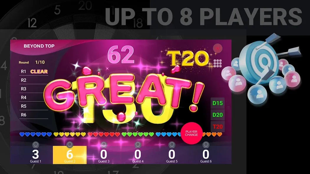 GranBoard (ГранБорд) [МОД: Меню, Бесконечные монеты и Открытые уровни] Screenshot 3
