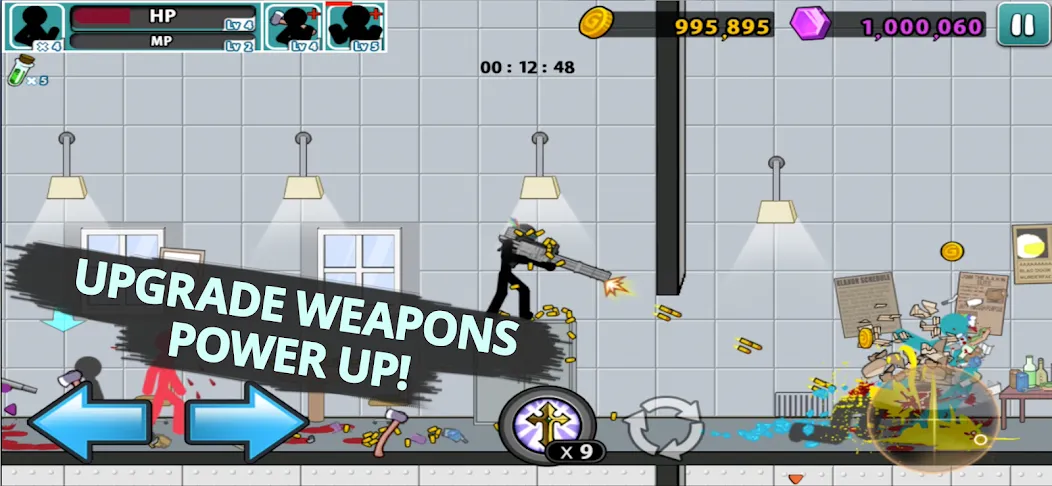 Anger of stick 5 : zombie (Ангер оф стик 5) [МОД: Бесконечные деньги, Монеты и Мега MOD] Screenshot 5