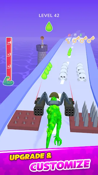 Dino Evolution Run 3D (Дино Эволюция Ран 3Д) [МОД: Бесконечные деньги, Монеты и Мега MOD] Screenshot 2