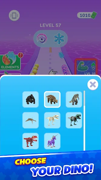 Dino Evolution Run 3D (Дино Эволюция Ран 3Д) [МОД: Бесконечные деньги, Монеты и Мега MOD] Screenshot 4