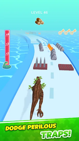 Dino Evolution Run 3D (Дино Эволюция Ран 3Д) [МОД: Бесконечные деньги, Монеты и Мега MOD] Screenshot 5