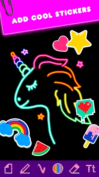 Drawing Game for girls [МОД: Деньги, Монеты и Меню MOD] Screenshot 2