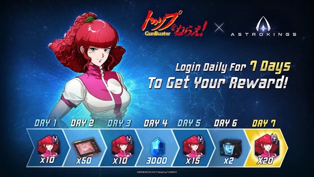 ASTROKINGS x Gunbuster (Астрокингс) [МОД: Все открыто, Дополнительные деньги и Меню MOD] Screenshot 1