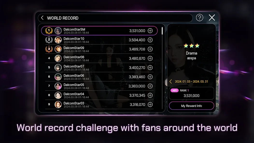 SUPERSTAR SMTOWN (уперСтар СМТАУН) [МОД: Много монет, Открытые уровни и Мега MOD] Screenshot 4