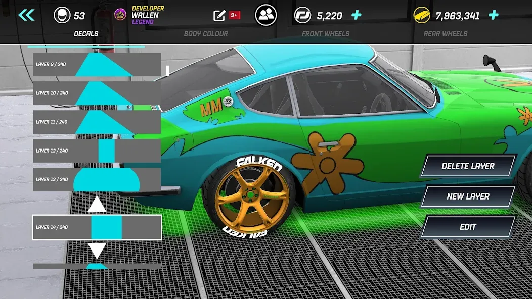 Torque Drift (Торк Дрифт) [МОД: Все открыто, Дополнительные деньги и Меню MOD] Screenshot 1