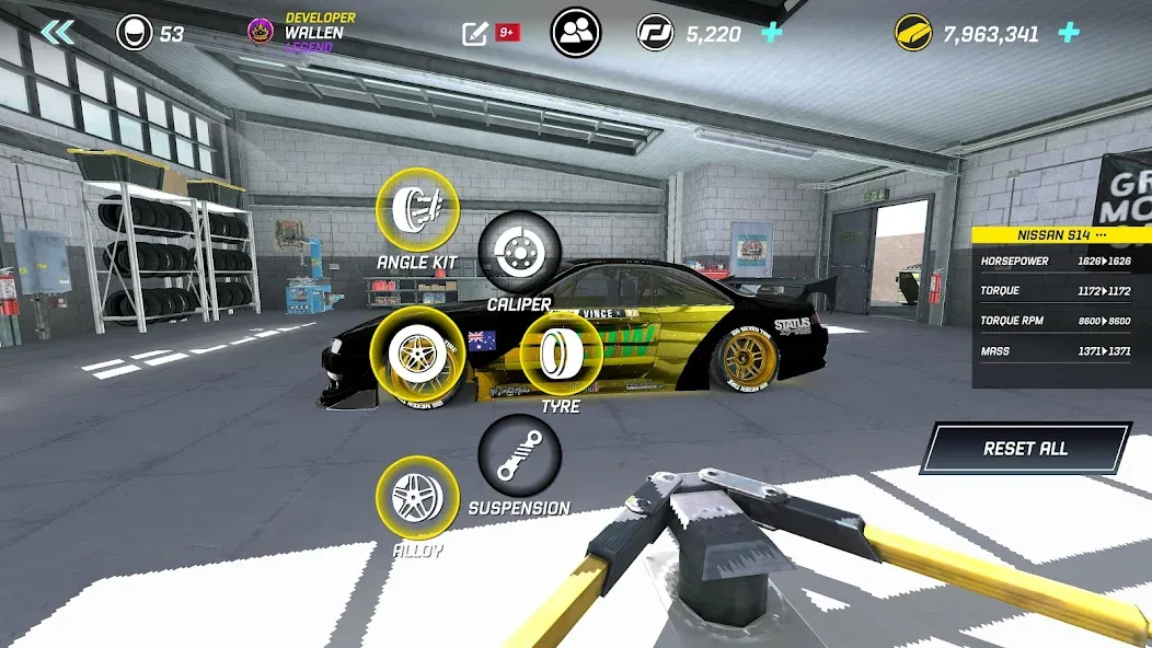 Torque Drift (Торк Дрифт) [МОД: Все открыто, Дополнительные деньги и Меню MOD] Screenshot 2
