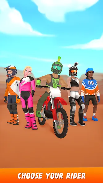 Max Air Motocross (Макс Эйр Мотокросс) [МОД: Бесконечные деньги, Монеты и Мега MOD] Screenshot 5