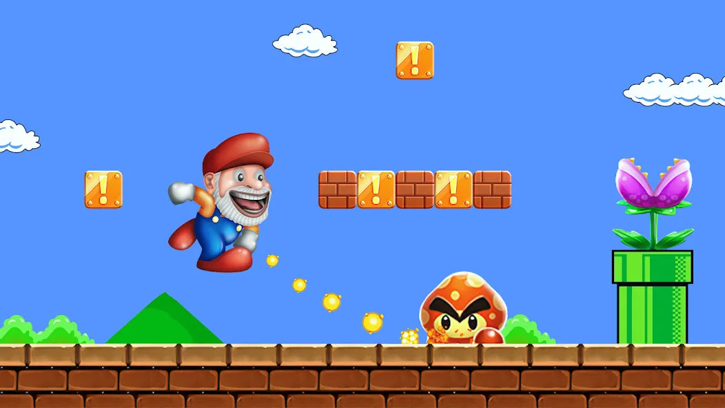 Super Run Go - Classic Game (упр Ран) [МОД: Много монет, Открытые уровни и Мега MOD] Screenshot 2