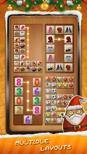 Tile Connect - Matching Games (Тайл Коннект) [МОД: Много монет, Открытые уровни и Мега MOD] Screenshot 5