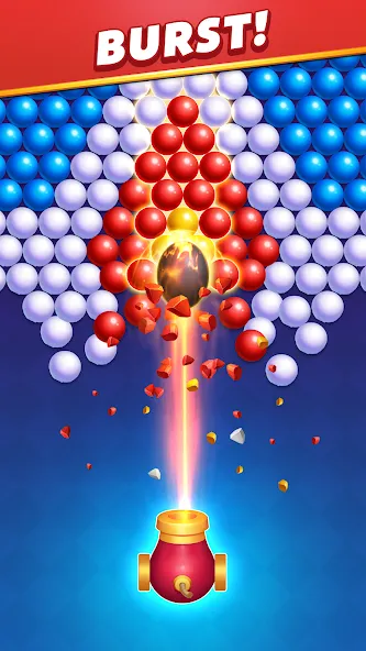 Bubble Shooter Royal Pop [МОД: Все открыто, Дополнительные деньги и Меню MOD] Screenshot 3