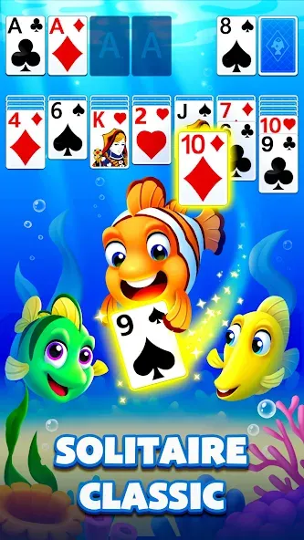 Solitaire Ocean [МОД: Много денег, Монет и Все открыто] Screenshot 4