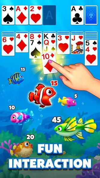 Solitaire Ocean [МОД: Много денег, Монет и Все открыто] Screenshot 5