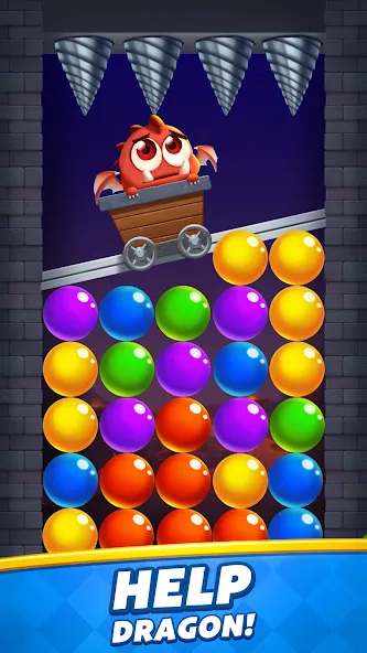 Bubble Shooter [МОД: Много монет, Открытые уровни и Мега MOD] Screenshot 3