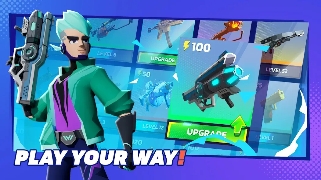 1v1.LOL - Battle Royale Game [МОД: Много денег, Монет и Все открыто] Screenshot 3