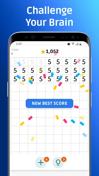 Number Crunch - Number Games (Намбер Пазл) [МОД: Много денег, Монет и Все открыто] Screenshot 1