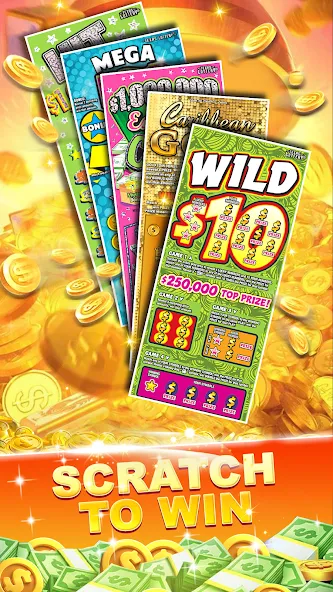 Lottery Scratchers Master (Лотерейные скретчкарты мастер) [МОД: Все открыто, Дополнительные деньги и Меню MOD] Screenshot 2