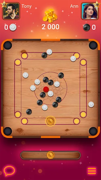 Carrom Lure - Disc pool game (Карром Лур) [МОД: Бесконечные деньги, Монеты и Мега MOD] Screenshot 2