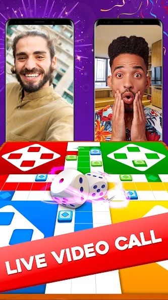 Ludo Lush-Game with Video Call (Людо Луш) [МОД: Меню, Бесконечные монеты и Открытые уровни] Screenshot 2