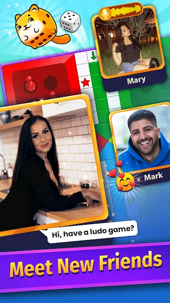 Ludo Game COPLE - Voice Chat [МОД: Все открыто, Дополнительные деньги и Меню MOD] Screenshot 3